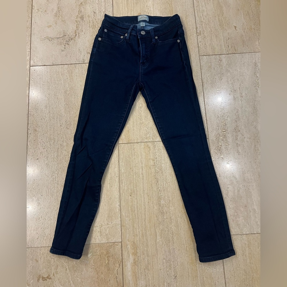 Jcrew 24P dark wash skinny leg denim